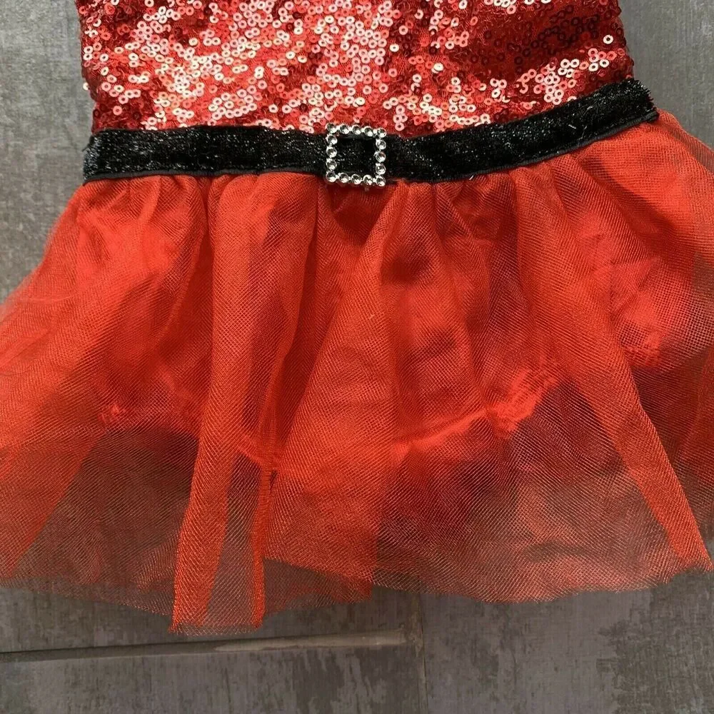 Boutique Santa Baby One-Piece Outfit Christmas Party Romper Bodysuit Photo 3 Mon